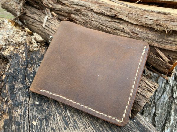 Handmade Brown Leather Wallet