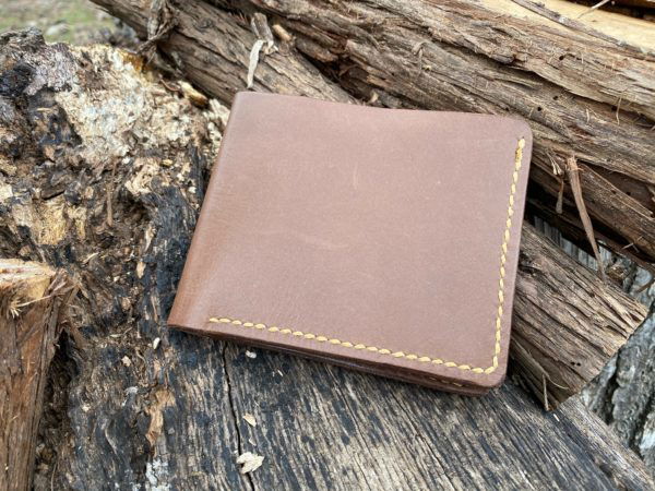 Handmade Brown Leather Wallet
